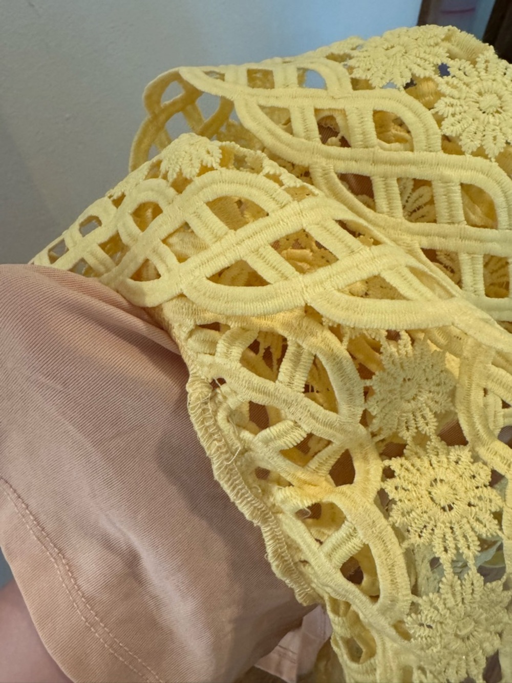 Lulu's Yellow Summer Lace Dress - Picture 7 of 7
